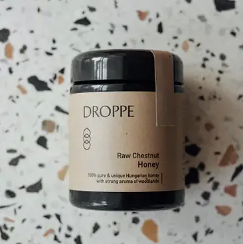 Droppe Raw Chestnut Honey | Hungarian | Premium and luxurious | 300g