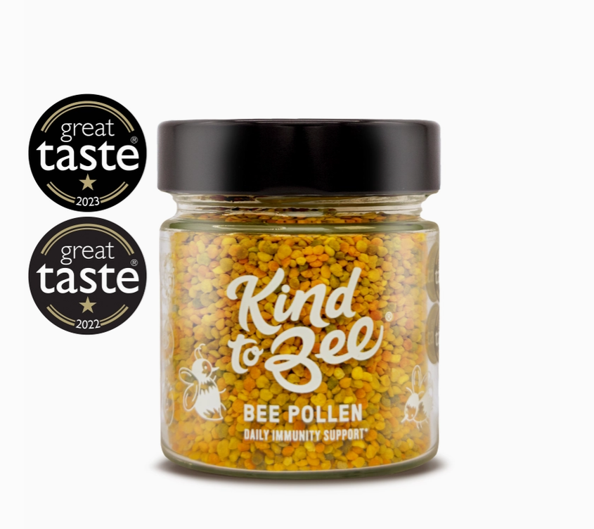 Kind of bee | bee pollen | For Immunity, Raw, Cruelty-Free, Glass Jar